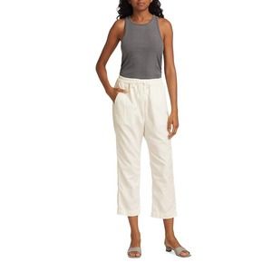 NSF Lou Cropped Trousers in Biscuit